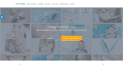 Desktop Screenshot of designdentalspa.com